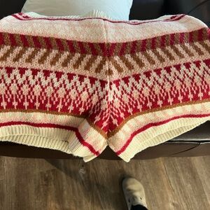 Lulus brand new knit pajama/holiday shorts.